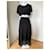 Chanel Skirt suit Black Silk  ref.1026559