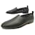 Hermès NEW HERMES ELEOS SHOES MOCCASINS H221996ZA 44 PERFORATED LEATHER LOAFERS Black  ref.1026875