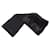 Etiquette NEW PRADA SCARF BI MATERIAL WOOL & MINK FUR BLACK MINK FUR WOOL SCARF Leather  ref.1026960