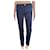 Armani Jeans Pantalones, polainas Azul Viscosa Lino  ref.1027042