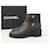 Chanel Black calf leather Leather Turnlock CC Ankle Boots  ref.1027472
