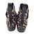 Tabitha Simmons Grey / Black Multi Leopard Printed Calf Hair Ankle Boots - view 6