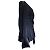 Prabal Gurung Blusa negra de seda con parte delantera retorcida Jimile Negro - vista 2
