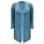Iris von Arnim Maglione cardigan aperto in maglia a coste di cashmere blu di Iris Von Armin