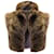Autre Marque Edwards-Lowell of Beverly Hills Brown Cropped Sable Fur Vest  ref.1027639