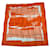 Foulard Balenciaga Soie Orange  ref.1027668