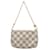 Weiße Damier Azur Mini-Pochette-Accessoires von Louis Vuitton Leinwand  ref.1027853