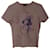 T-shirt Alexander McQueen imprimé tête de mort en coton violet clair  ref.1028065