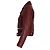 Acne Studios Bikerjacke aus rotem Leder Bordeaux - Ansicht 3