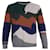 Maglione girocollo Lanvin con intarsio paesaggio in lana multicolor Multicolore  ref.1028132