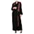Autre Marque Multicoloured velvet patterned robe - One Size Multiple colors Viscose  ref.1028216