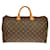 Louis Vuitton Speedy 40 Brown Cloth  ref.1028409