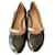 Louis Vuitton Zapatillas de ballet Marrón oscuro Charol  ref.1028439