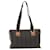 Pequin FENDI Pecan Canvas Shoulder Bag Black Brown Auth bs7192  ref.1028572