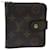 LOUIS VUITTON Monogram Compact zip Wallet M61667 LV Auth 50313 Cloth  ref.1028625