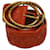 Bottega Veneta Red Ecaille Couro Bronze Tom Cinto com Fivela Grande Tamanho 85/34 Bordeaux  ref.1028752