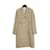 Autre Marque Beige Linen Wool Straight Coat FR38 Laine  ref.1028878