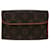 Louis Vuitton Pochette Florentine Brown Cloth  ref.1029137