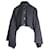 Blusa corta fluida con botones y mangas decorativas de Loewe en poliéster negro  ref.1029238