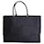 Große Arco-Einkaufstasche von Bottega Veneta aus schwarzem Canvas und Leder Leinwand  ref.1029257