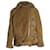 Acne Studios Velocite Belted Shearling Jacket In Brown Calfskin Leather Pony-style calfskin  ref.1029290