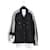 Balenciaga Veste oversize en denim et top à trois bandes X Adidas Coton Noir  ref.1029533