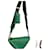 Prada TRIANGLE Green Leather  ref.1029556