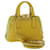 Saffiano PRADA Bijoux Hand Bag Safiano leather 2way Yellow Auth bs7257  ref.1029596