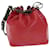 LOUIS VUITTON Epi Petit Noe Shoulder Bag bicolor Black Red M44172 LV Auth 50070 Leather  ref.1029610