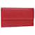 LOUIS VUITTON Epi Porte Tresor International Long Wallet Red M63387 auth 50314 Leather  ref.1029612