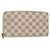 LOUIS VUITTON Damier Azur Zippy Organizer Lange Brieftasche N.60012 LV Auth th3873  ref.1029637