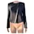 Diane Von Furstenberg Jackets Black Leather Viscose  ref.1029905