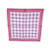 Gucci Lenço de bolso vintage rosa GG com logotipo de algodão e pescoço  ref.1029921