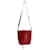 Bolsa balde com cordão Mansur Gavriel em couro vermelho  ref.1030236