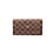 Louis Vuitton Damier Ebene Sarah Wallet Brown Cloth  ref.1030283