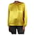 Inès de la Fressange Yellow long-sleeved satin shirt - size FR 34 Silk  ref.1030327