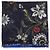 Dries Van Noten Blauer Schal mit Blumenmuster