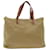 PRADA Hand Bag Nylon Leather Brown Auth 50396  ref.1030601