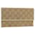 Carteira longa GUCCI GG Canvas Bege 257303 auth 50817  ref.1030672