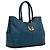 Fendi Blue Chameleon Shopper Tote - view 2