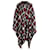 Moschino Boutique Cape Tartan Fringe en Laine Vierge Multicolore  ref.1031230