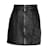 Maje Jelise Zipped Skirt in Black Leather  ref.1031237