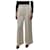 Gabriela Hearst Pantalón de lino color crema con cinturón - talla IT 40 Crudo  ref.1031320