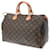 Louis Vuitton Speedy 35 Brown Cloth  ref.1031406