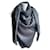 Louis Vuitton Monogram scarf Grey Silk  ref.1031436