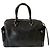 Sac style Boston en cuir noir Diesel - vue 2