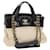 CHANEL Matelasse Chain Hand Bag Calfskin Black Beige CC Auth 49880 Leather  ref.1031547