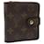 LOUIS VUITTON Monogram Compact zip Wallet M61667 LV Auth 49948 Cloth  ref.1031598