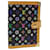 LOUIS VUITTON Monogram Multicolor Agenda PM Day Planner Cover R20895 auth 49630alla Nero  ref.1031604