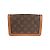 Bumbag Louis Vuitton Monogram Reverse Canvas Dauphine-Gürteltasche Braun - Ansicht 4
